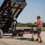 Hydraulic Dump Lift Kit, 17,600 lb/8 T Dump Trailer Hydraulic Scissor Hoist Kit Standard Kit, Hydraulic Dump Bed Kit with 12V Hy