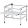 Washing Machine Stand, 25.2x25-Inch Washer Laundry Pedestal, 300LBS Load Capacity Washer And Dryer Pedestal Base with Tray, 4 Ad