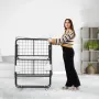 Rollaway seng foldning seng med 4 tommer skummadras til voksne