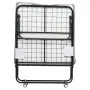 Rollaway Bed, 31 in x 75 in Folding Bed with 4 in Mattress, Twin Size Foldable Bed with Sturdy Metal Frame & Memory Foam Mattres