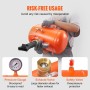 Tire Bead Blaster, 5 Gallon/19L Capacity, Includes Pressure Gauge & Handle, 145 PSI Max Inflation Tank, Operates Between 85-116