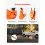 2 ton snatch -blok med drejelig krog 74 mm skive remskiven