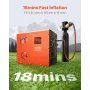 PCP Air Compressor, 4500PSI/30Mpa PCP Airgun Compressor with Built-in Converter & Fan Cooling System, Auto Stop DC12V/AC230V Por