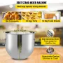 Kommerciel stativ mixer, 20qt rustfrit stål skål, 1100W 2 i 1