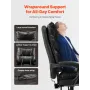 Executive Office Chair High Back Chair With Footrest Lumbar