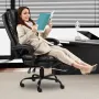 Executive Office Chair High Back Chair With Footrest Lumbar
