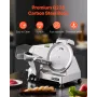 Kødskiver 180W 10 tommer elektrisk deli madskiver til kødbrødost