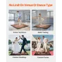 Dance Floor Tiles, 12.4 x 12.4 in 9 Piece Interlocking Dance Flooring, Portable Dance Practice Floor with Cushioned Base (Oak Wo