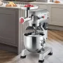 Kommerciel stativ mixer, 20qt rustfrit stål skål, 1100W 2 i 1