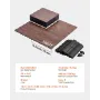 Dance Floor Tiles, 12.4 x 12.4 in 9 Piece Interlocking Dance Flooring, Portable Dance Practice Floor with Cushioned Base (Oak Wo