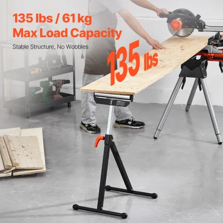 2 stk Woodworking Roller står Max Load 135 lb Justerbar
