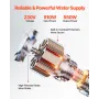 Deep Well Submersible Pump, 910W Input Power, 230V, 100 L/min Flow, 53 m(174 ft) Head, 20 m(65.62 ft) Cord with External Control