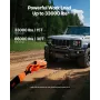 30 T Snatch Block for Winch Recovery, 66,000 lbs Break Strength Pulley System with 0.4" - 0.55" Rope, Heavy Duty Offroad Recover
