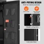 10-12 Rifles Gun Safe, Rifle Safe with Lock & Digital Keypad, Quick Access Tall Gun Storage Cabinet with Removable Shelf, Rifle 