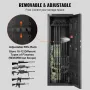 10-12 Rifler Gun Safe Rifle Safe med Lock Digital Tastatur