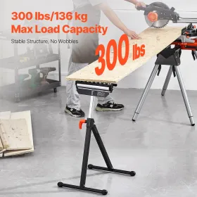 Rollerstativ med polerede kugler max belastning 300 lb
