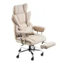 Executive Office Chair, High Back Chair with Footrest and Removable Armrests, Ergonomic Desk Chair High-Resilience Foam Cushion,