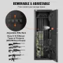 6-10 Rifler Gun Safe Rifle Safe med lås og digital tastatur