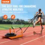 Vægtkrafttræk skub slæde fitness styrke hastighedstræning slæde