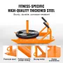 Weight Training Pull Sled, Fitness Strength Speed Training Sled with Handle, Steel Power Sled Workout Equipment for Athletic Exe