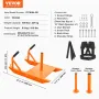 Weight Training Pull Sled, Fitness Strength Speed Training Sled with Handle, Steel Power Sled Workout Equipment for Athletic Exe