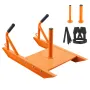 Weight Training Pull Sled, Fitness Strength Speed Training Sled with Handle, Steel Power Sled Workout Equipment for Athletic Exe