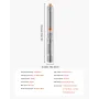 Deep Well Submersible Pump, 1100W Input Power, 230V, 65 L/min Flow 85 m(279 ft) Head, with 20 m(65.62 ft) Cord External Control 