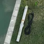 Deep Well Submersible Pump, 1100W Input Power, 230V, 65 L/min Flow 85 m(279 ft) Head, with 20 m(65.62 ft) Cord External Control 