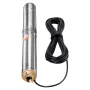 Deep Well Submersible Pump, 1100W Input Power, 230V, 65 L/min Flow 85 m(279 ft) Head, with 20 m(65.62 ft) Cord External Control 