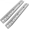 84"x14" Aluminum Loading Ramps 6000Lbs Car Trailer Truck Hook End 1 Pair