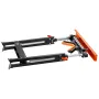 4-in-1 Roller Stand, 200 kg(440 lb) Load Capacity, 84-127 cm(33-50 in) Adjustable Height, Folding Heavy Duty with Rack & Polishe