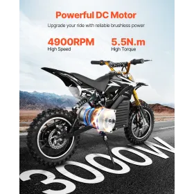 72V 3000W Electric Brushless DC Motor Kit with Upgraded Speed Controller