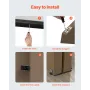 Bypass Door Hardware 4ft Bypass Closet Door Track Kit til 2
