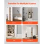 Bypass Door Hardware 4ft Bypass Closet Door Track Kit til 2