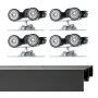 Bypass Door Hardware, 4ft Heavy Duty Bypass Sliding Door Hardware Kit, Aluminum Alloy Sliding Closet Door Hardware Set with Fing