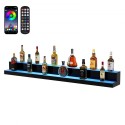LED oplyst spiritusflaske Display Bar Shelf RF & App Control 60 "2-trins