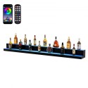 LED oplyst spiritusflaske Display Bar Shelf RF & App Control 72 "2-trins