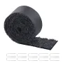 Rubber Mulch for Landscaping, Recycled Rubber Mulch Mat 120 x 4.5 in, Permanent Rubber Pathway, Natural-Looking Black Mulch Gard