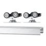 Sliding Pocket Door Hardware Track Kit, 4.73 ft Heavy Duty Pocket Door Hardware Kit, Commercial Grade Pocket Door Hardware and T