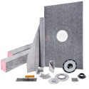 Waterproofing Shower Kit Shower Kit Tray 48''x72'' with Central Drain PVC