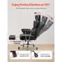 Executive Office Chair, High Back Chair with Footrest and Removable Armrests, Ergonomic Desk Chair High-Resilience Foam Cushion,