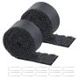 2 ruller gummimulchrulle til landskabspleje 120 x 4,5 tommer
