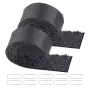 Rubber Mulch for Landscaping, 2 Rolls Recycled Rubber Mulch Mat 120 x 4.5 in, Permanent Rubber Pathway, Natural-Looking Black Mu