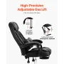Executive Chair, High Back Office Chair with Footrest and Lumbar Pillow, Ergonomic Desk Chair 135° Recline & Adjustable Height, 