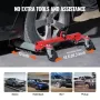 Wheel Dolly, Max Capacity 1500 Lbs Car Dolly, Car Jack Dolly Lifter with 360° Rotatable Wheels, Heavy Duty Vehicle Positioning R