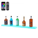 Wall Mounted LED Lighted Liquor Bottle Display Home Bar Shelf  40" 1-Step