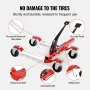 Wheel Dolly, Max Capacity 1500 Lbs Car Dolly, Car Jack Dolly Lifter with 360° Rotatable Wheels, Heavy Duty Vehicle Positioning R