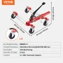 Wheel Dolly, Max Capacity 1500 Lbs Car Dolly, Car Jack Dolly Lifter with 360° Rotatable Wheels, Heavy Duty Vehicle Positioning R