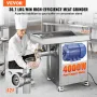 Meat Grinder, 36.7 Lbs/Min Capacity Electric Meat Grinders w/ Blade, Grinding Plate, Sausage Maker, Stainless Steel Commercial M