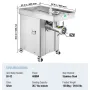 Meat Grinder, 36.7 Lbs/Min Capacity Electric Meat Grinders w/ Blade, Grinding Plate, Sausage Maker, Stainless Steel Commercial M